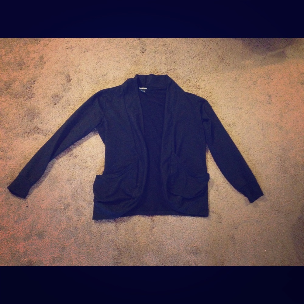 Comfy blazer style cotton/polyester sweater